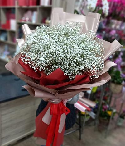Букет цветов из: Гипсофила в Демино
