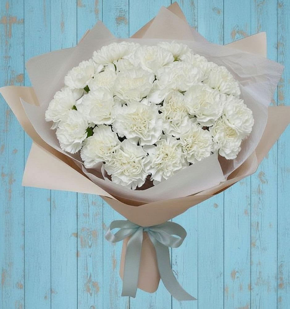 Букет цветов из: Гвоздики в Демино