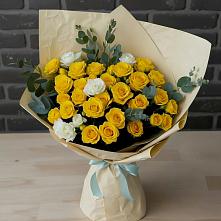 Букет цветов из:  Розы в Демино