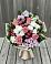 Букет цветов из: Альстромерии, Гвоздики, Розы и Хризантемы в Демино