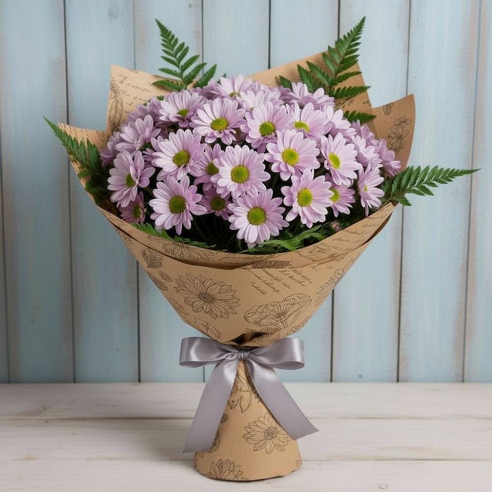 Букет цветов из: Хризантемы в Демино