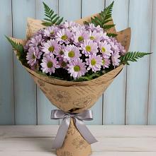 Букет цветов из:  Хризантемы #REPLACE_PRED# Демино