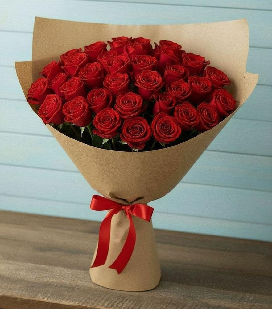 Букет Красные розы Милано в Демино
