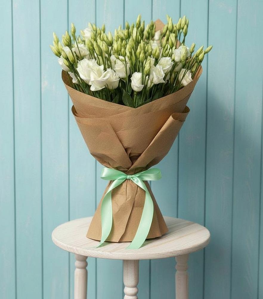 Букет цветов из: Лизиантусы в Демино