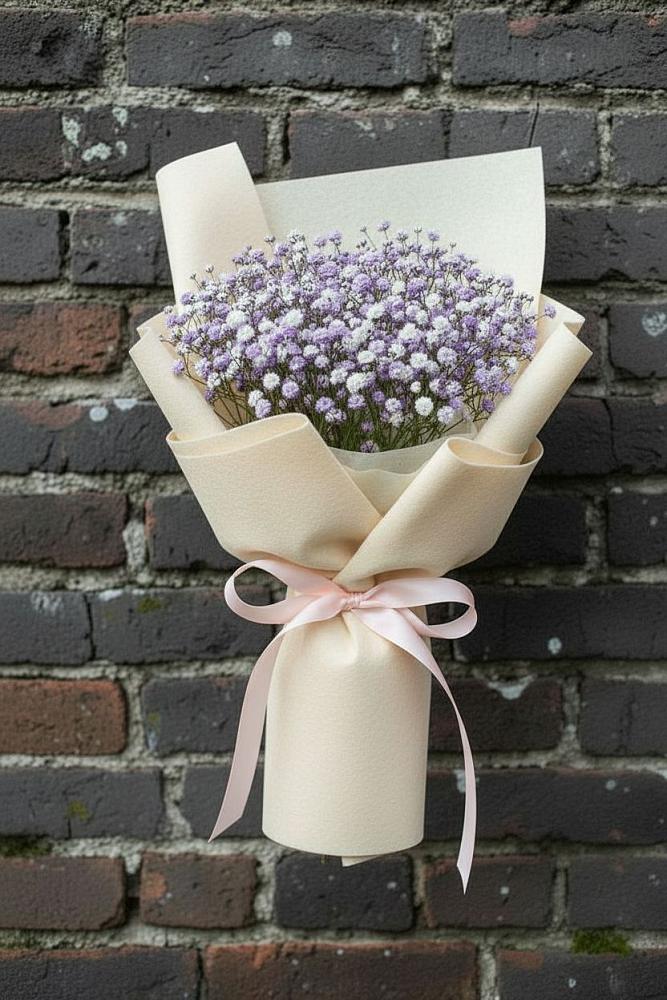 Букет цветов из: Гипсофила в Демино