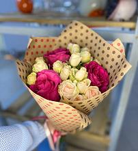 Букет цветов из:  Розы #REPLACE_PRED# Демино