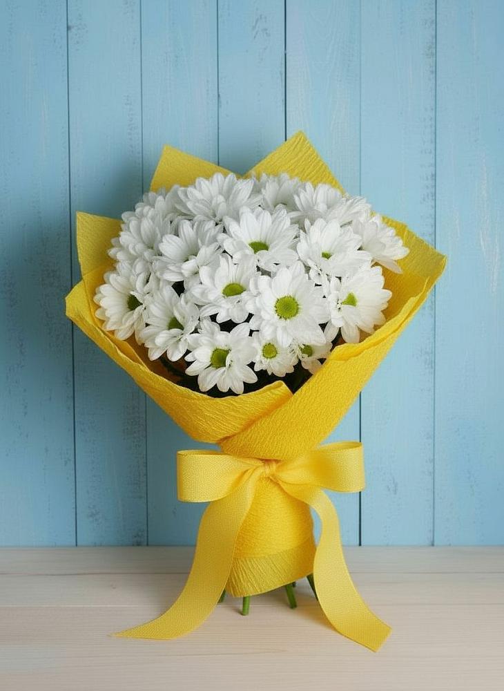 Букет цветов из: Хризантемы в Демино