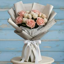 Букет цветов из:  Розы #REPLACE_PRED# Демино