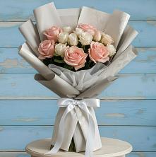 Букет цветов из:  Розы в Демино