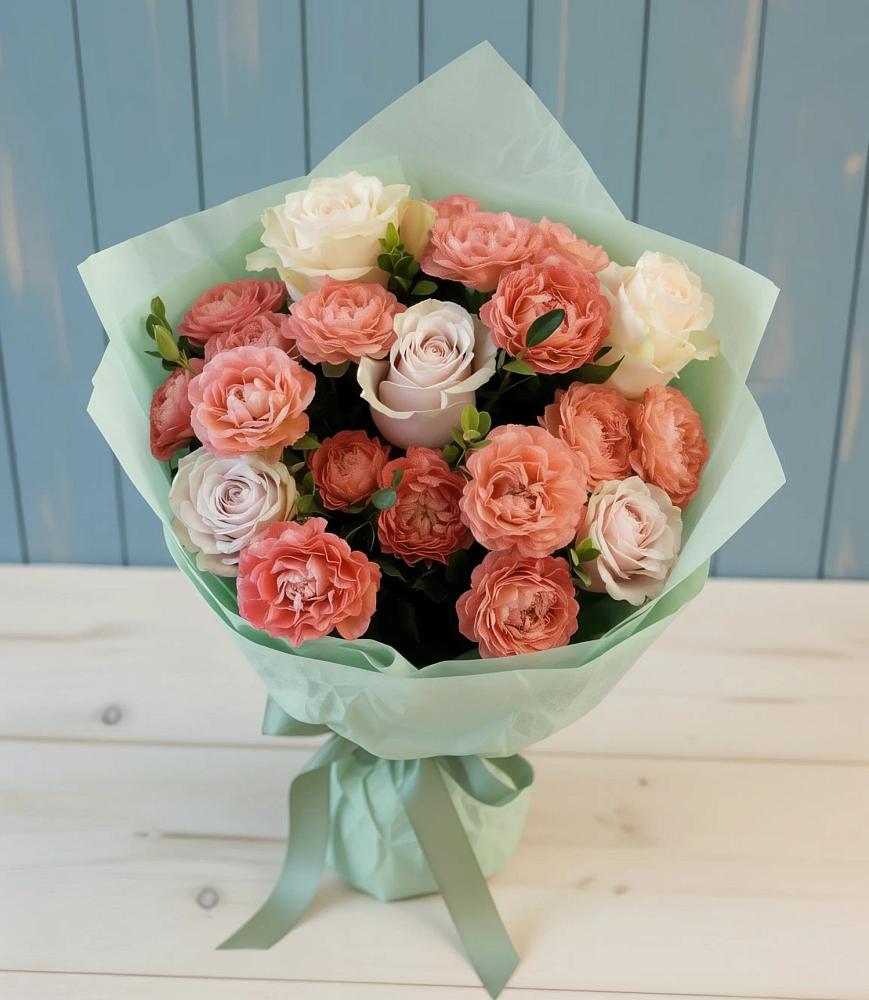 Букет цветов из: Розы в Демино