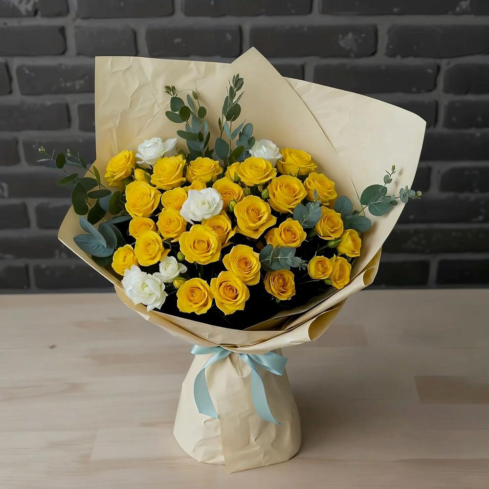 Букет цветов из: Розы в Демино