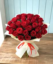 Букет 29 Красных роз в Демино