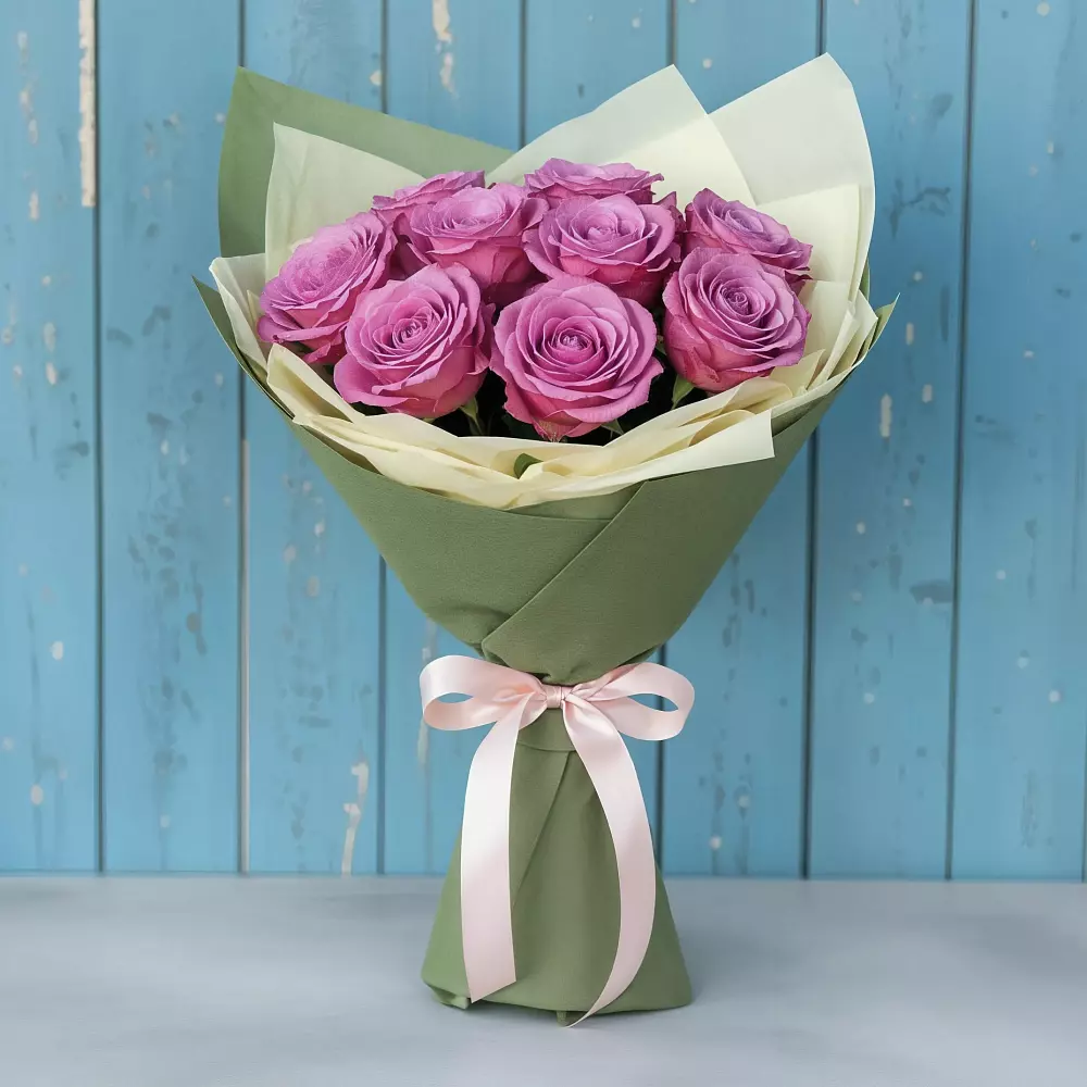 Букет Розы Фёрст Леди в Демино