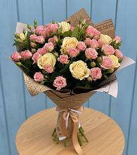Букет цветов из:  Розы в Демино