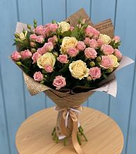 Букет цветов из:  Розы в Демино