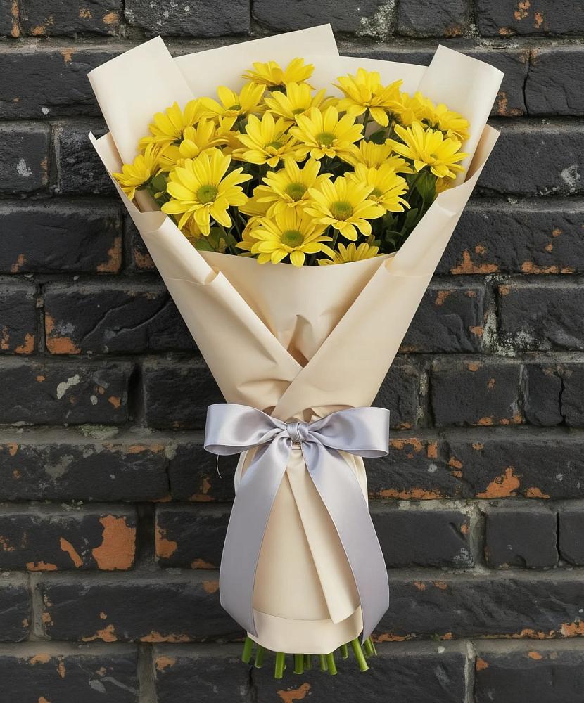 Букет цветов из: Хризантемы в Демино