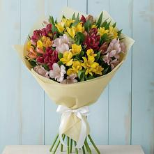 Букет цветов из:  Альстромерии в Демино