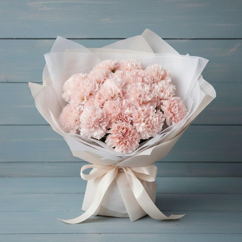 Букет цветов из: Гвоздики в Демино