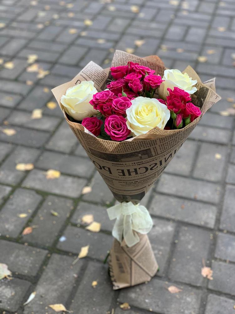 Букет цветов из: Розы в Демино