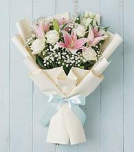 Букет цветов из:  Лилии в Демино