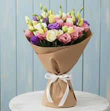 Букет цветов из:  Лизиантусы в Демино