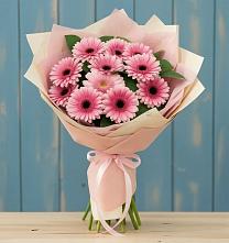 Букет цветов из:  Герберы в Демино
