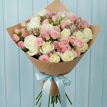 Букет цветов из:  Розы в Демино